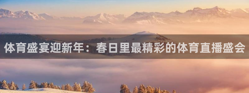 51视频在线直播nba：体育盛宴迎新年：春日里最精彩的体育直播盛会